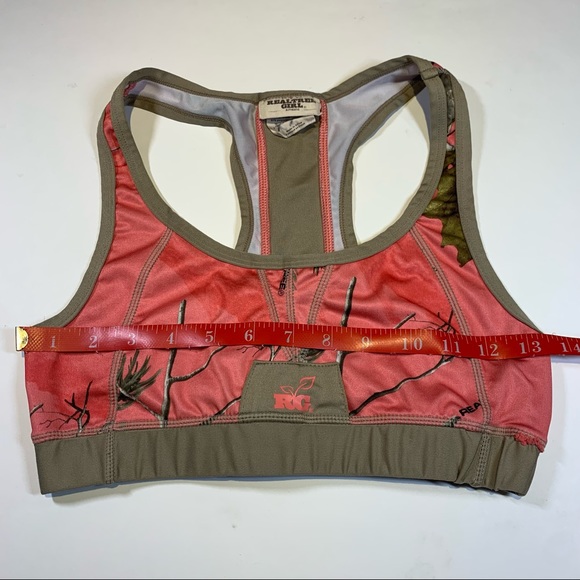 Small Realtree Girl pink camo sports bra - Picture 7 of 12